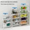 Lilang Rotating 3-Tier Rolling Storage Rack