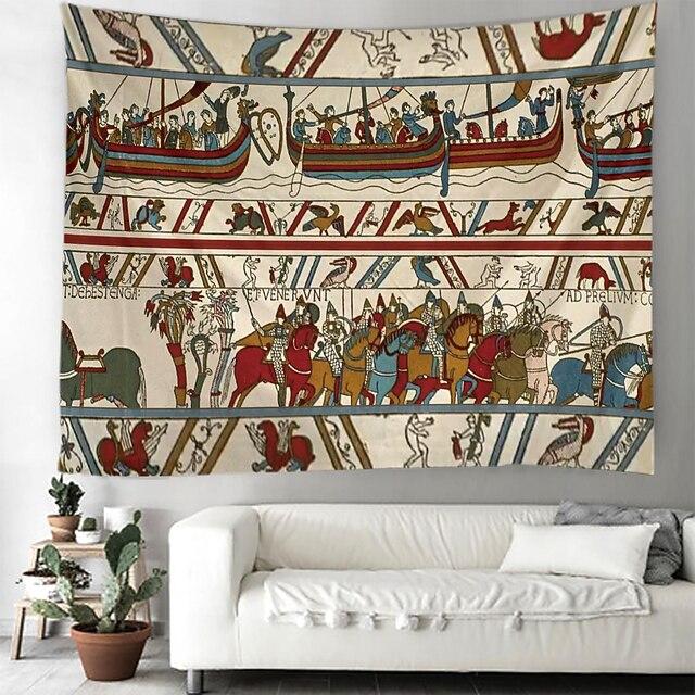 Tapestry of the medieval Bayeux wall 75x100