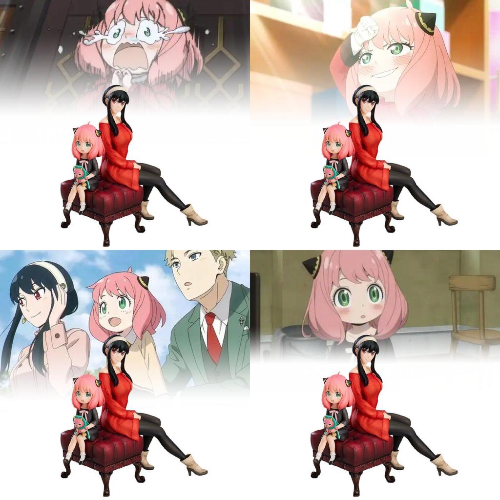 Eye Catching Anya And Yor Spy Family Figure Delightful 15cm Pvc Home Decor Piece