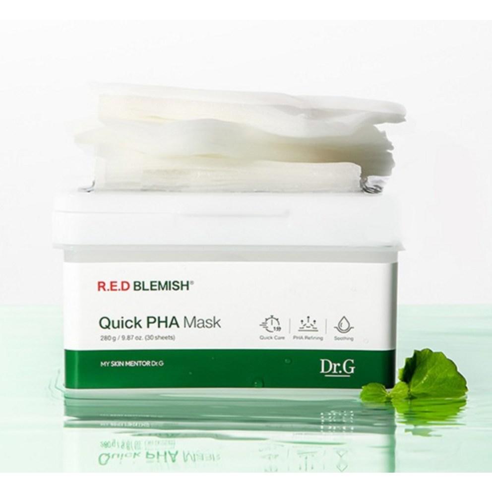 Dr.G Red Blemish Quick PHA Mask, 30 sheets, 1 pack