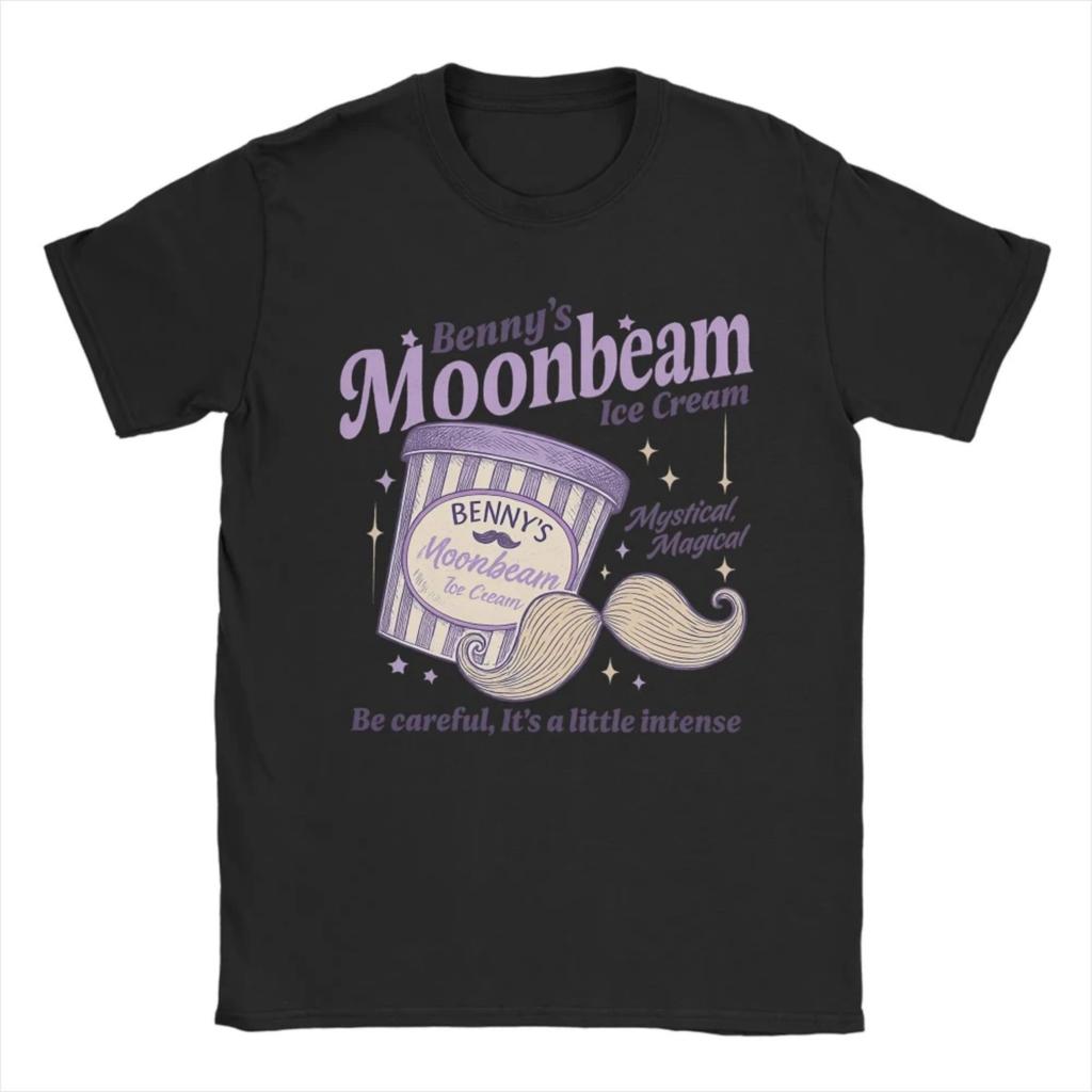 2026 Spring_Summer Benson Boones Printed T-Shirt Benny's Moonbeam Ice Cream Harajuku T-Shirt for Men and Women