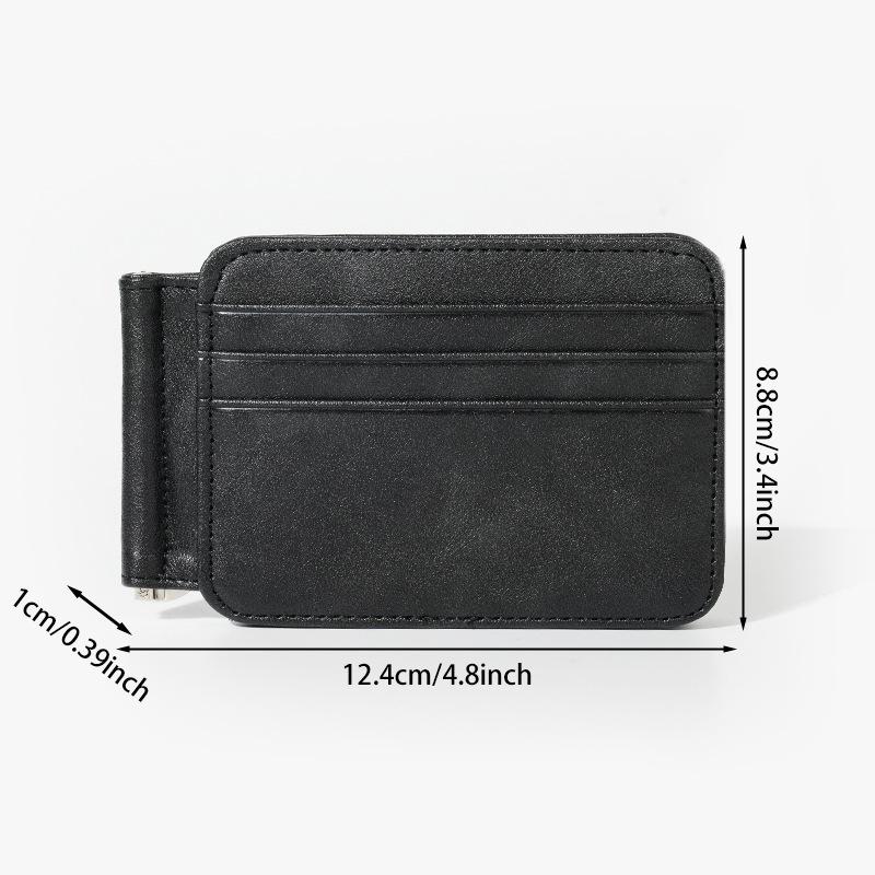 Women and men pu leather wallet multi-functional wallet card case card holder