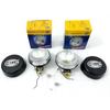 Par de Faros Antiniebla Hella Transparentes con Tapa con Bombilla Bombilla Halógena H3 Ajuste Universal