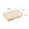 Biodegradable Double Compartment Meal Prep Container