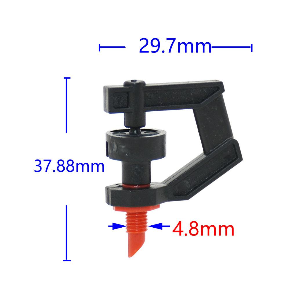 10 Pcs G Type 360 Degree Rotating Refraction Sprinklers Refract Water Saving Atomizing Nozzle Garden Irrigation Lawn Spray Head чёрный
