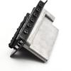 Silver/Black Vintage Electric Guitar Double Locking Tremolo Bridge System