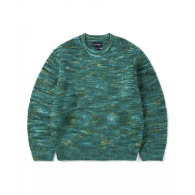 Static Knit Sweater Green