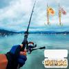 10Pcs Sequins Artificial Baits with Tackle Box Sequins Crankbait Spoon Baits Fishing Spinner Hard Baits Easy to Use