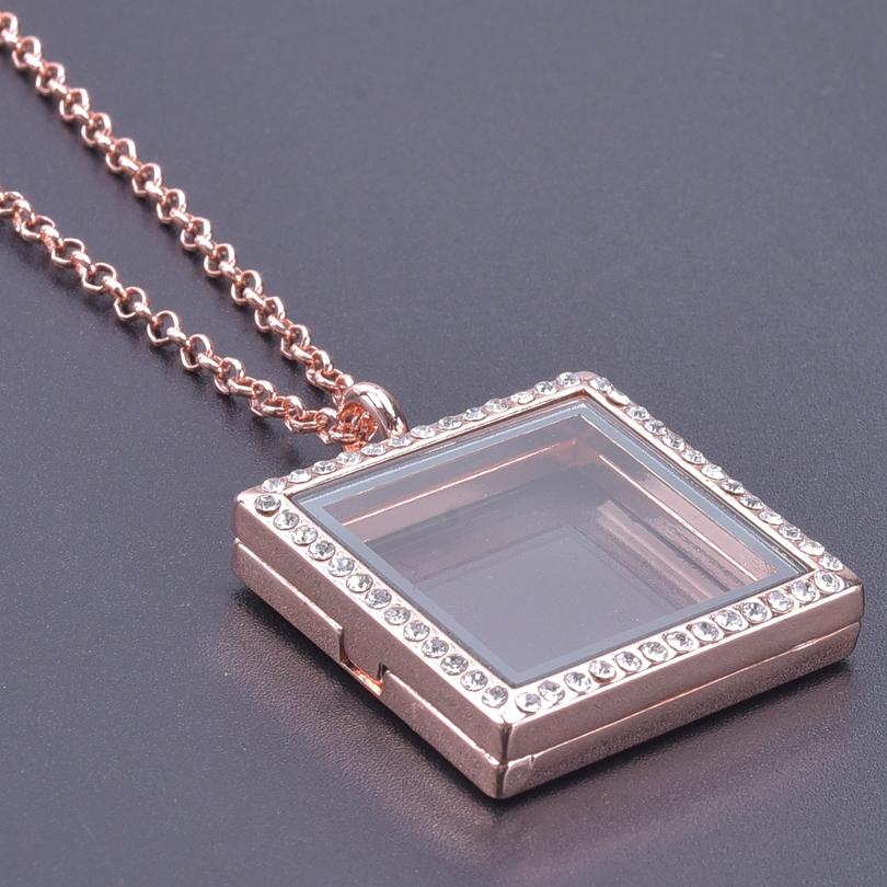 1Pc Round Heart Glass Cremation Urn Locket Pendant Necklaces For Ashes Mix Geometric Memory Floating Relicario Collares Jewelry