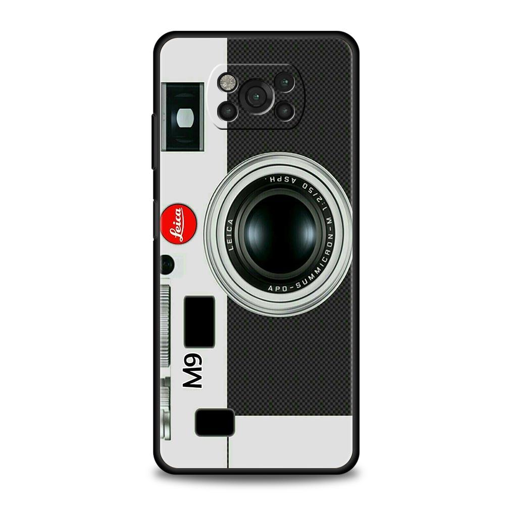 Retro Camera Phone Case Cover for Xiaomi Poco F7 Ultra F6 F5 F4 F3 X6 X5 X4 X3 NFC C51 C55 M4 GT 5G Soft TPU Shell Fundas Capas
