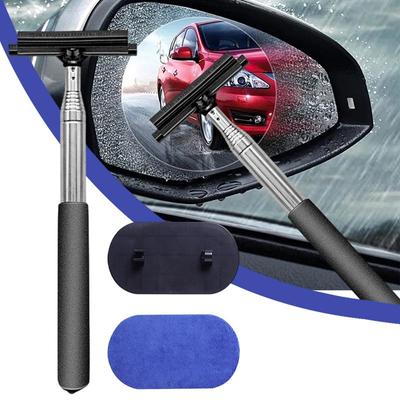 Kleiner Fensterabzieher Multifunktionaler Auto-Fensterwischer Ausziehbarer Abzieher Effizientes Spiegelreinigungswerkzeug Wischer Reinigungswerkzeug