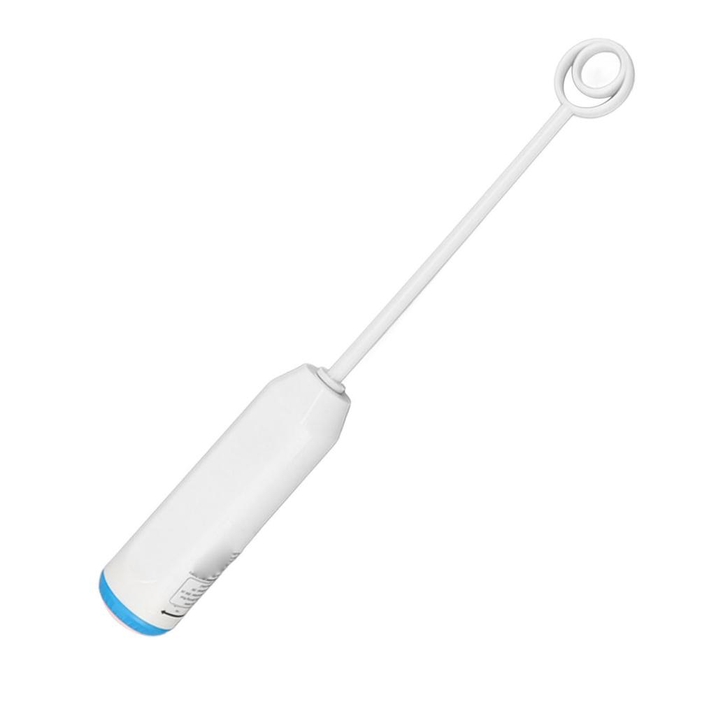 Elektrischer Automatischer Schneebesen Tragbarer Kabelloser Mini Elektrischer Milchaufschäumer zur Herstellung von Sahne Zuhause Weiß