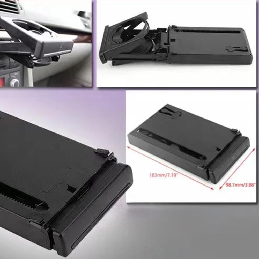Suport pentru pahare auto extensibil Suport pahare pentru bord auto frontal Suport pahare pliabil compatibil pentru modelele A4 B6 B7 1998-2008 Accesorii