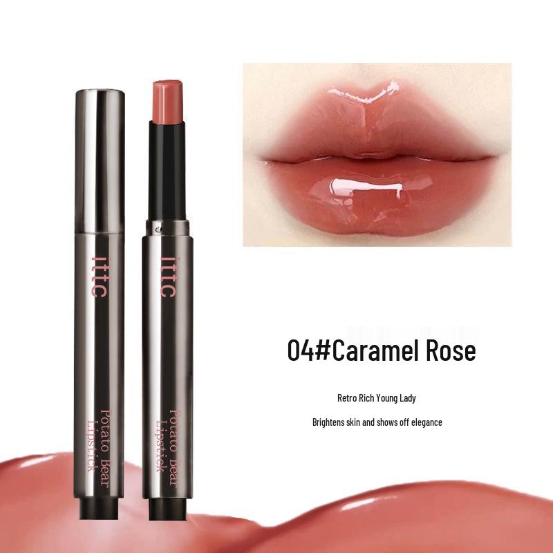 ITTC Dewy Solid Lip Gloss: Moisturizing, Nourishing, Whitening, Long-lasting, Mirror-like Translucent Plump Jelly Finish.