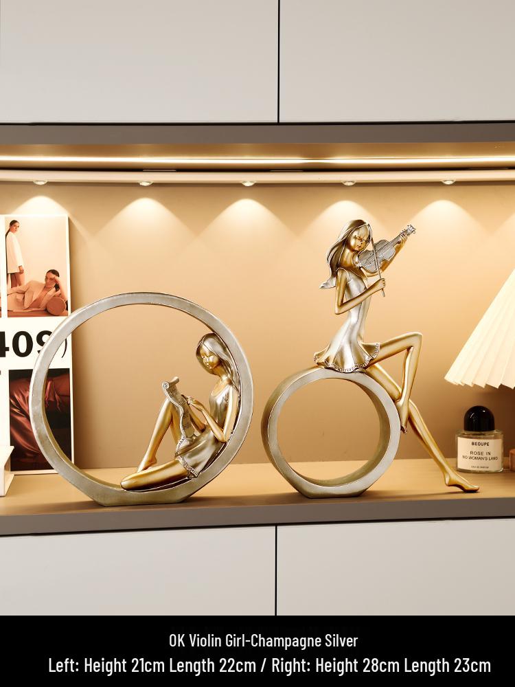 Swan Wine Rack Ornament - Elegant Display for Living Room or Dining Cabinet