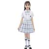Disfraz de Coro Infantil: Camisa de Manga Corta y Falda de Cuadros de Junio de 2025 para Recital de Poesía y Vestimenta Escénica de Jardín de Infancia