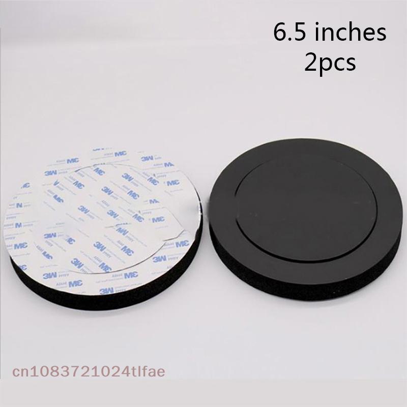 YY30-2 Pcs 6.5 Inch Car Speaker Ring Bass Speakers Sound Self Adhesive Insulation Ring