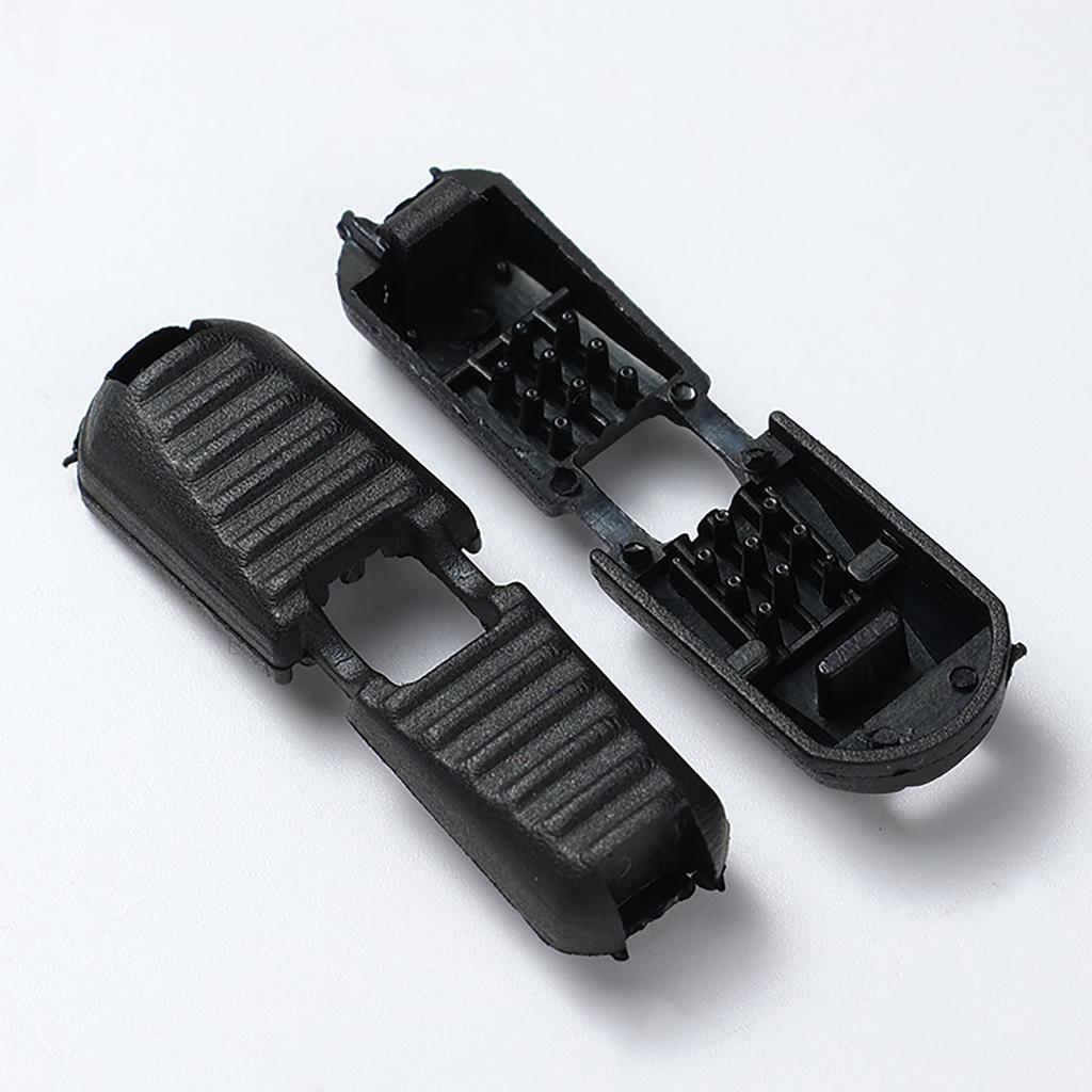50/100Pcs Zippers Pull Cord Lock Cord Ends Replacement Cord Lock Clasp Shoelace Ends for Paracord Cord Shoes Backpacks