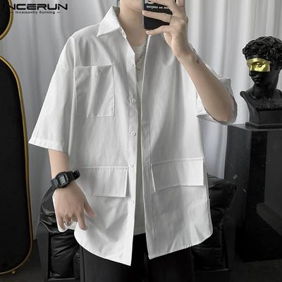 Oversized Summer Men Short Sleeve Casual Baggy T-Shirts Tops