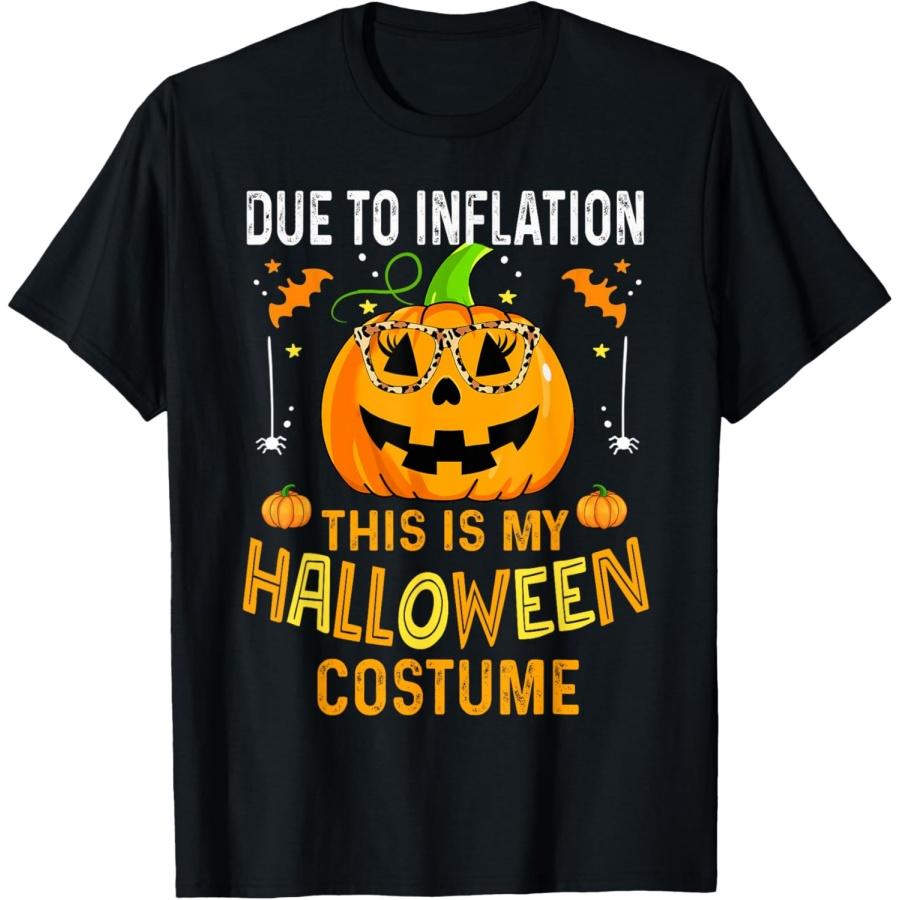 Pumpkin Halloween Costume Men Women Funny Halloween 2025 T-Shirt S