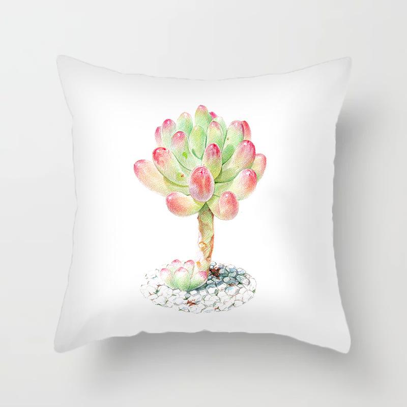 Beautiful Flower Rose Series Printed Putetrekk Hjem Stue Sofa Stol Dekorasjon Putetrekk