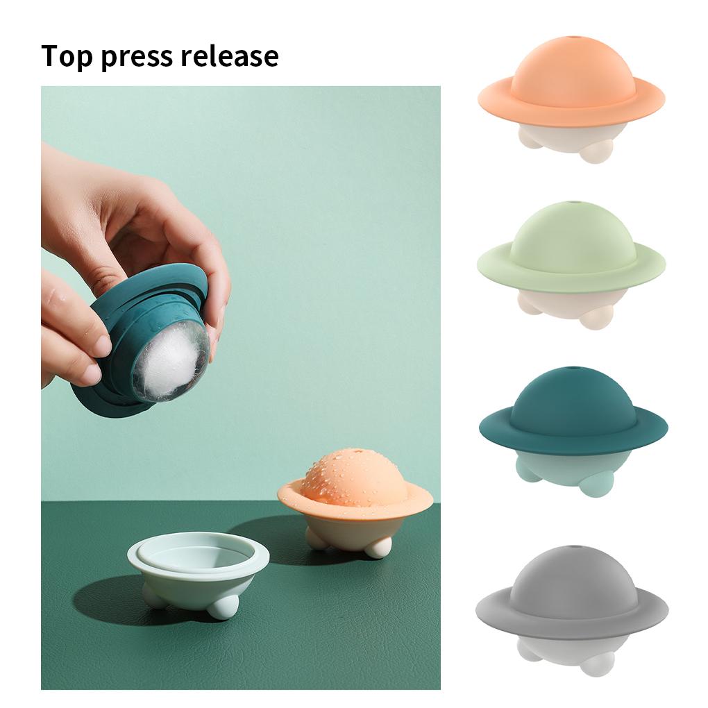 Ice Tray Big Silicone Mold Sphere Ball Maker Whiskey Round Mould DIY