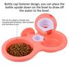 Durable Polymer Hanging Pet Bowl Double Compartment Pet Feeder Cage Dog Bowl  Water Dispensing