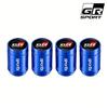 4Pcs Aluminum Alloy Tire Valve Caps Anti Leak Dust Cover Car Wheel Accessory For Toyota Hilux Corolla RAV4 Camry Highlander C-HR