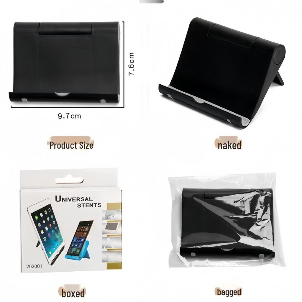 Universal Adjustable Folding Stand for Mobile Phones and Tablets