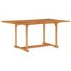 Day and Night - Day and Night Solid Teak Wood Garden Table 150x90x75 Cm