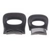 2 Piezas Asas Laterales para Olla Negra Asa Antiescaldado para Olla a Presión Con Tornillos Para Accesorios de Utensilios de Cocina Suministros de Cocina