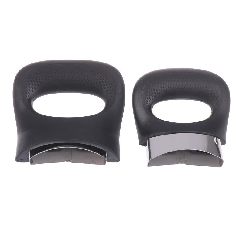 2 Piezas Asas Laterales para Olla Negra Asa Antiescaldado para Olla a Presión Con Tornillos Para Accesorios de Utensilios de Cocina Suministros de Cocina