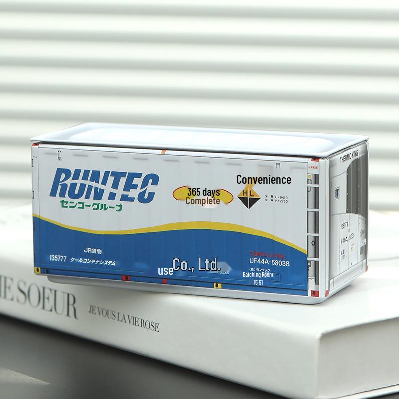 Trendy Miniature Tinplate Storage Box for Figurines