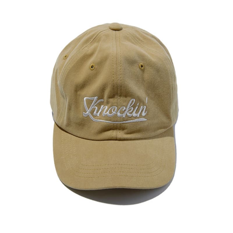 

OGARP KNOCKIN LOGO B.B CAP BEIGE FREE