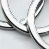 3 Pcs Metal Spring Open Keychain Round Spring Clasp Keyring Stainless Steel Buckle Circular Rings Keyring Durable