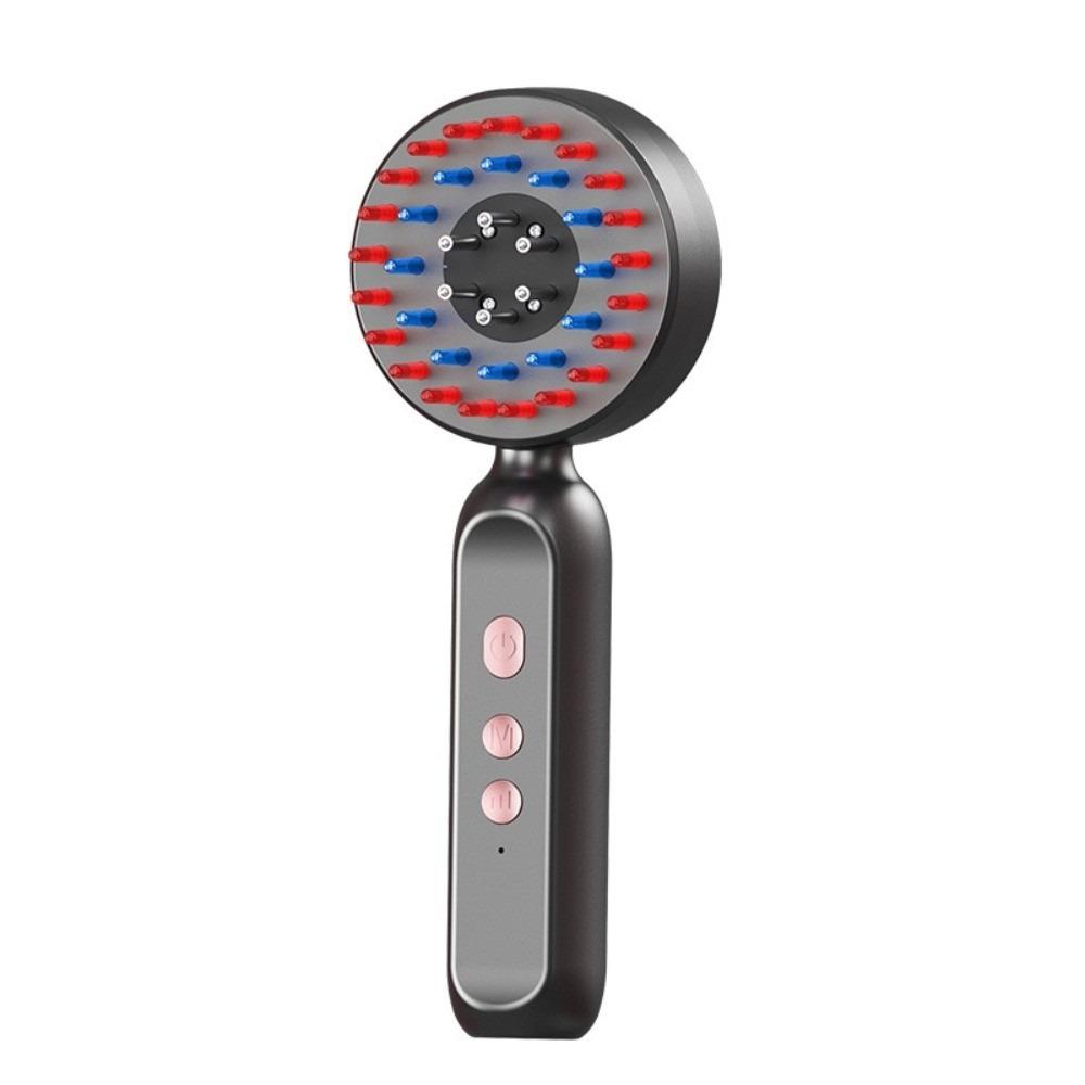 Multifunctional Electric Hair Brush and Scalp Massager  for Relaxation серый