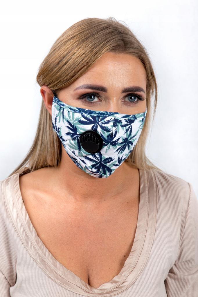 Palm Set Mask + 3X Hepa Pm2.5 Carbon Filter