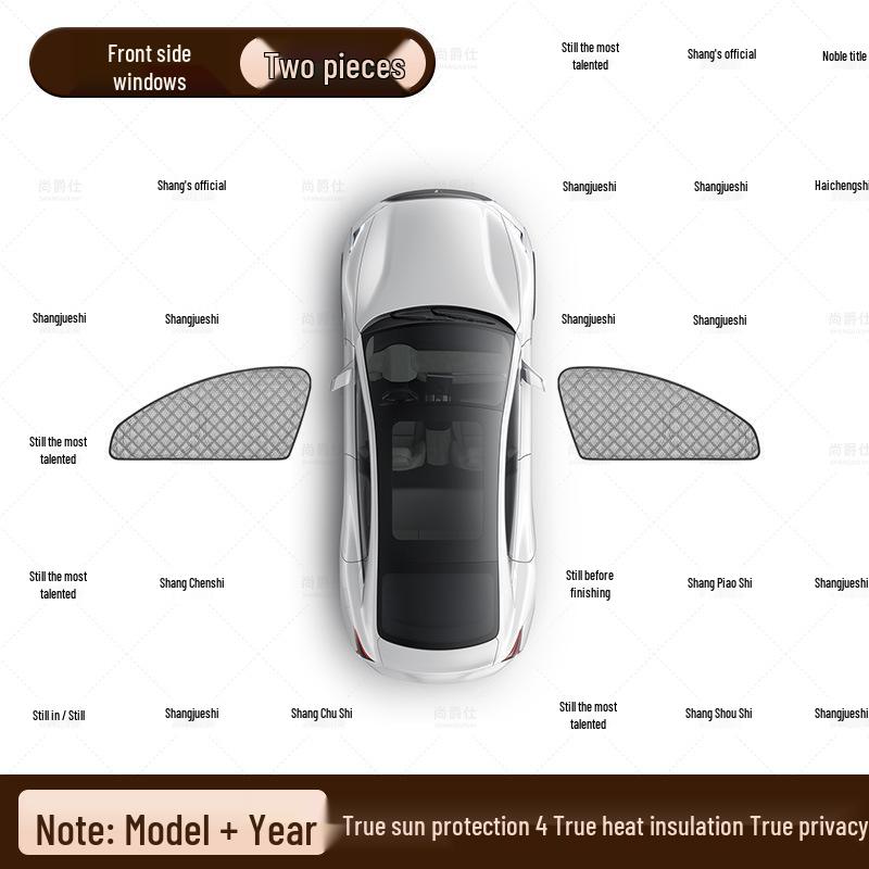 Graphene Cooling Sunshade: UV Protection for BYD Leopard 3, 5, 7 & 8 Cars