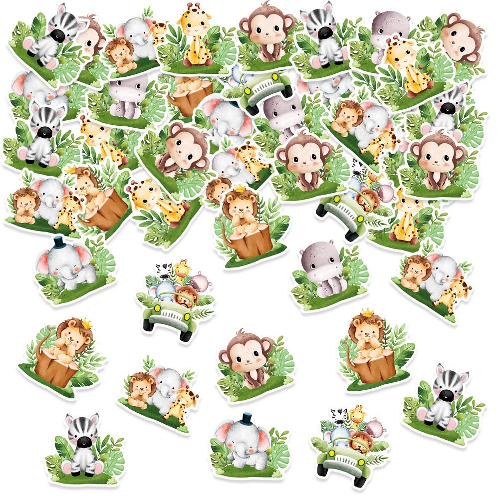 Themed Jungle Animal Confetti Birthday Party And Event Decoration Throwing Props