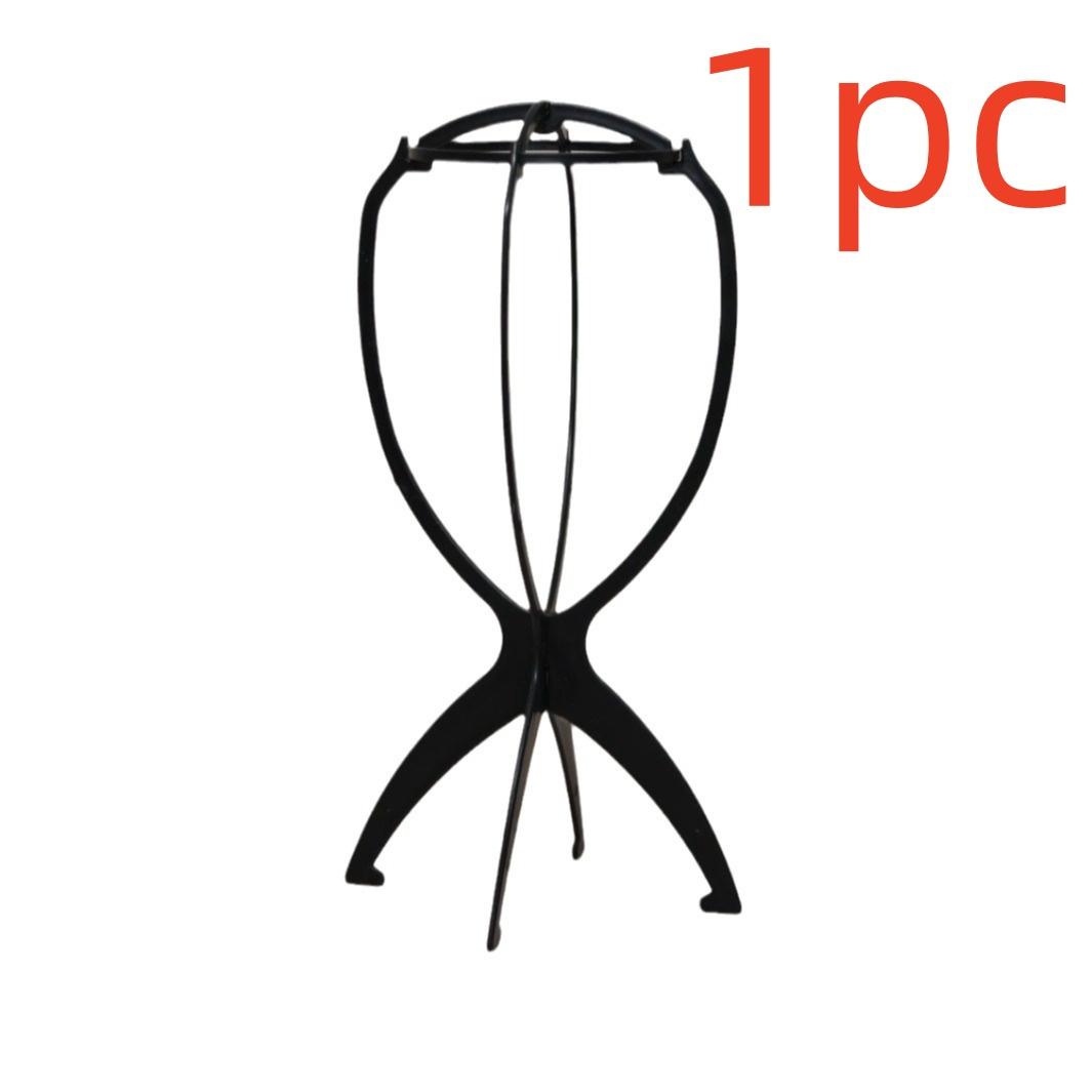 

1-10pc Wig Stand Durable Easy Assembly Wig Cap Holder Portable Plastic Hair Hat Displaying Stand Ideal for Home Salon Travel Use