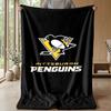 Coperta Morbida in Flanella Pittsburgh Penguins Coperta Calda e Accogliente per Divano Letto Viaggio Uso in Tutte le Stagioni