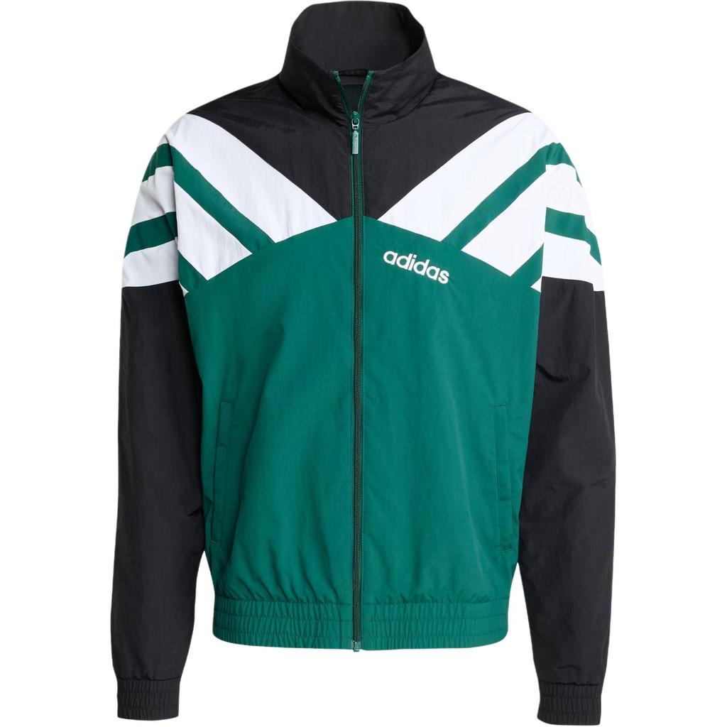 Adidas Originals Loose Fit Zip Long Sleeve Jacket Men Jacket Green JX3053