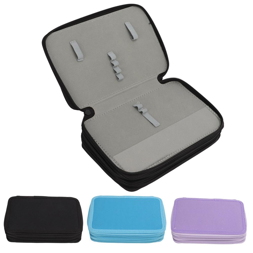 Pencil Bag Exquisite High Durability Large Capacity Comfortable Hand Feel Large Pencil Case for Home