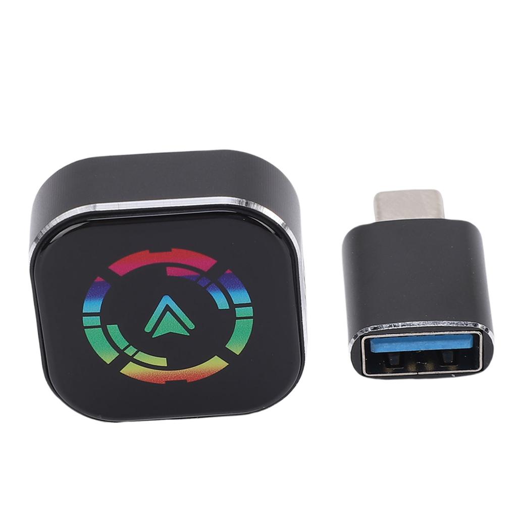 Kabelgebundener zu kabellosem Auto-Adapter Unterstützung für CarPlay Unterstützung für Android Auto 2-in-1 Fahrzeugmontiertes System