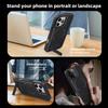 Fashion Leather for Magsafe Phone Case for iPhone 16 Pro Max 15 14 13 12 11 With Stand Bracket Strong Magnetic Shockproof Cover