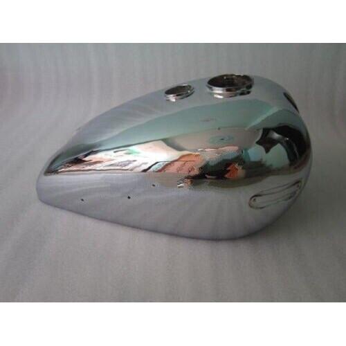 ARIEL TWIN PLUNGER CHROME STEEL PLATED PETROL FUEL GAS TANK |Fit For