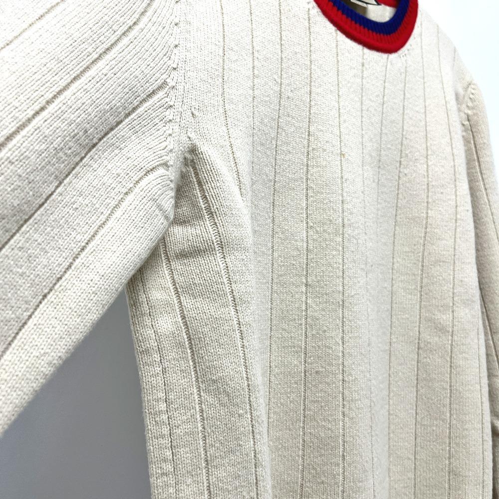 GUCCI 716348XKCQD 23SS Ribbed crew neck long sleeve knit top apparel sweater
