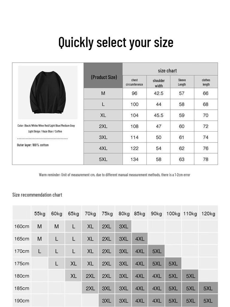 JEEP SPIRIT Men's Pure Cotton Long-Sleeve Crewneck T-Shirt