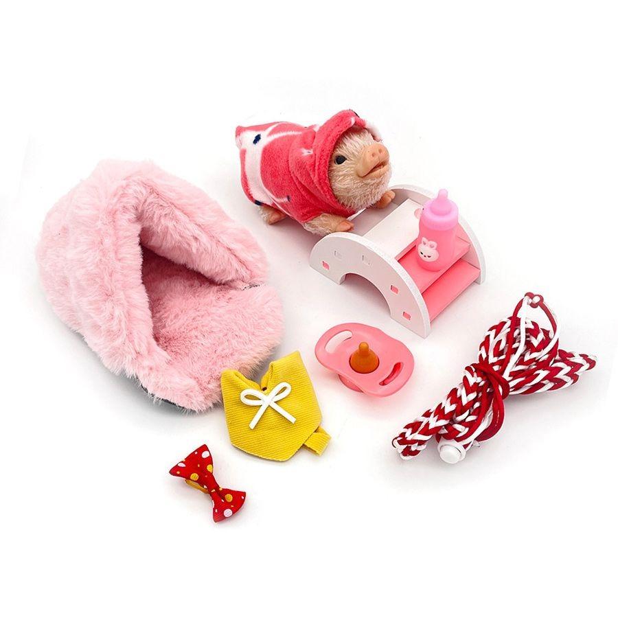 

Пятачок реборн красный