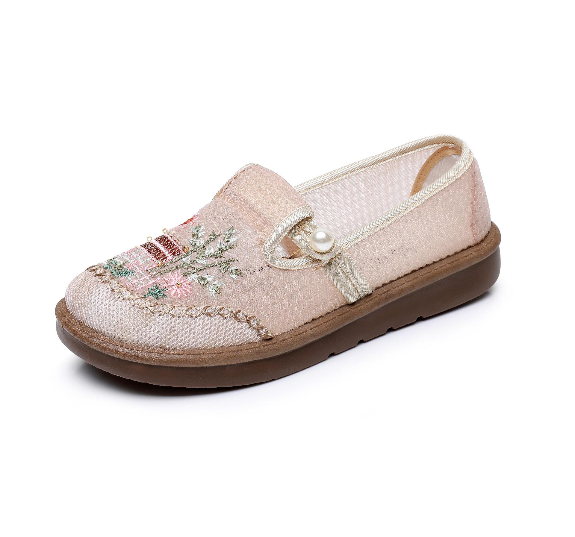 

Shoes women s 2025 spring and autumn new soft-soled cloth shoes comfortable, breathable and lightweight mother shoes single shoes women 41